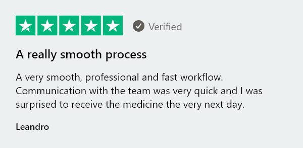 Image showing TrustPilot review